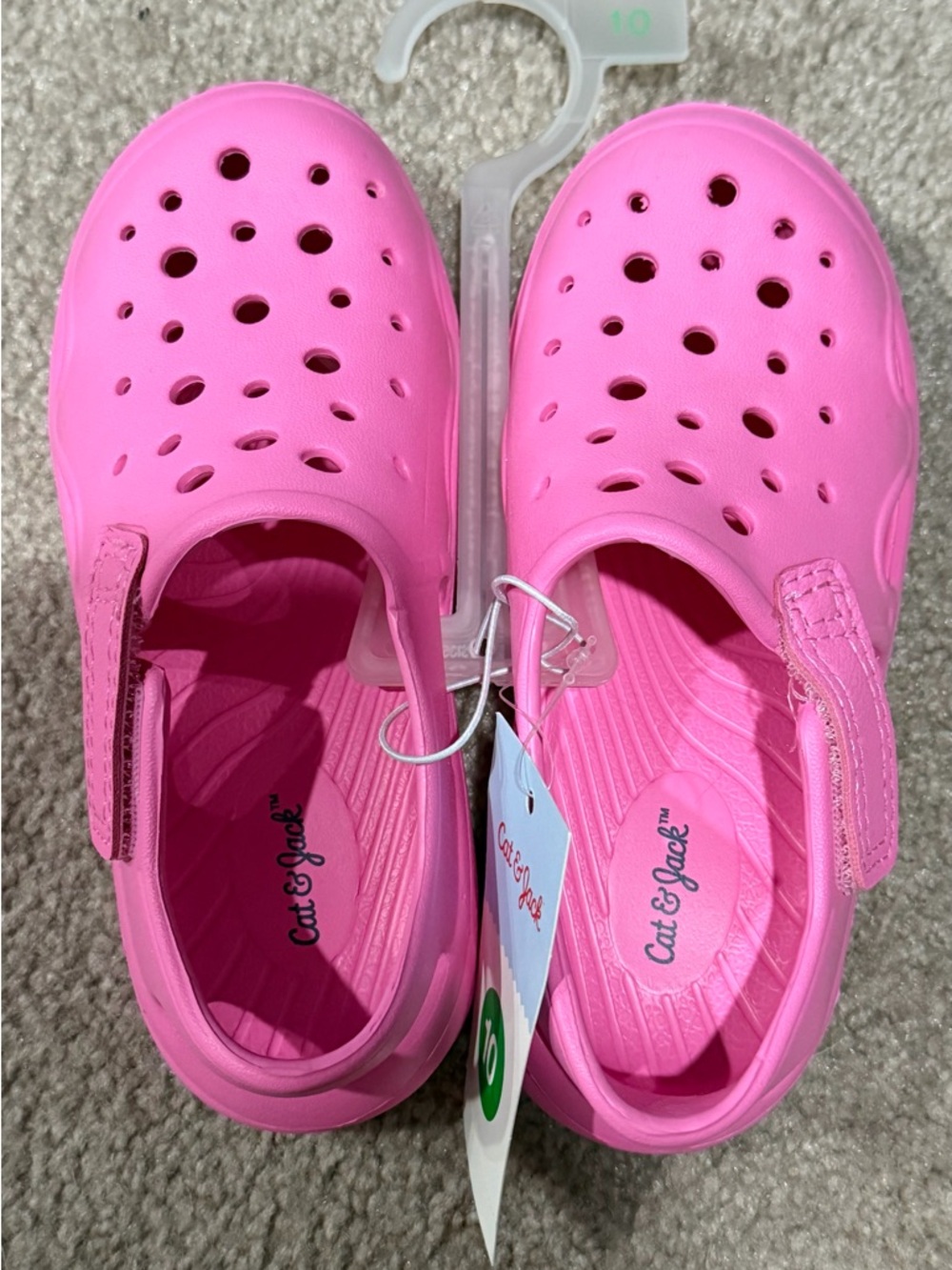 Cat & Jack Bright Pink Kids' Slip-On Clogs